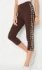 LEGGINSY WZOROWANE LE009 3/4